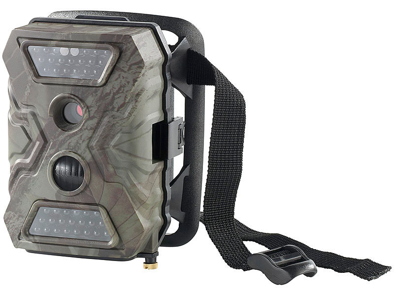 VisorTech Full-HD-Wildkamera WK-620 mit Bewegungsmelder und IR; Überwachungs-Kamera (BNC-Kabel) Überwachungs-Kamera (BNC-Kabel) Überwachungs-Kamera (BNC-Kabel) Überwachungs-Kamera (BNC-Kabel) 