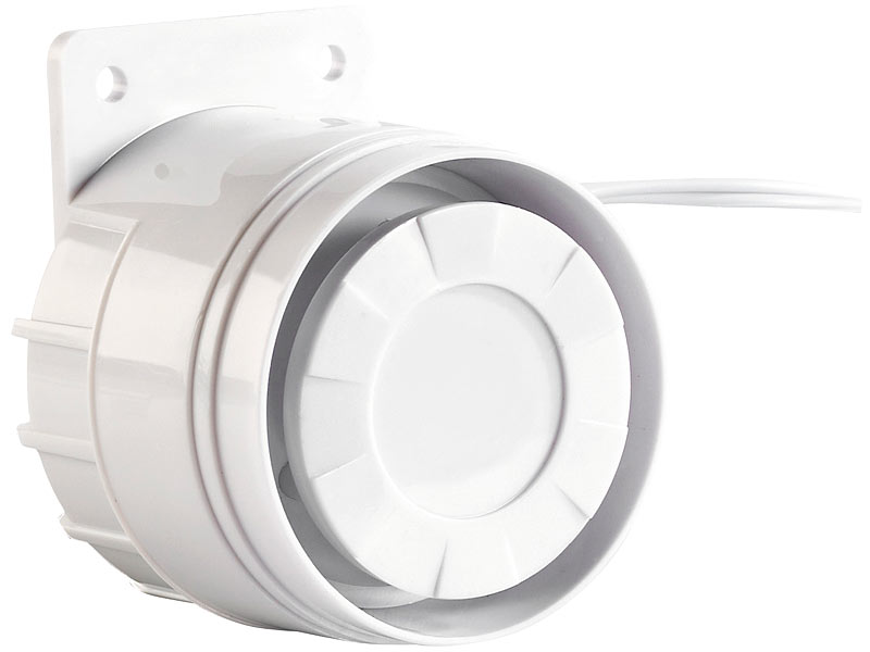 VisorTech Zusatz-Sirene für XMD-1600.easy (PX-3583); Überwachungs-Kamera (BNC-Kabel) Überwachungs-Kamera (BNC-Kabel) Überwachungs-Kamera (BNC-Kabel) Überwachungs-Kamera (BNC-Kabel) 