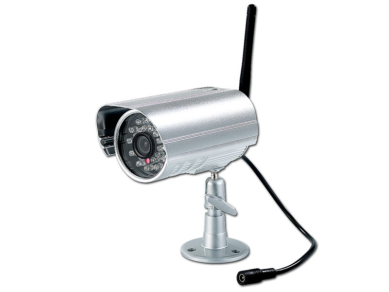 VisorTech Wetterfeste Infrarot-Kamera mit Funkübertragung; Funk Überwachungssysteme Funk Überwachungssysteme Funk Überwachungssysteme 