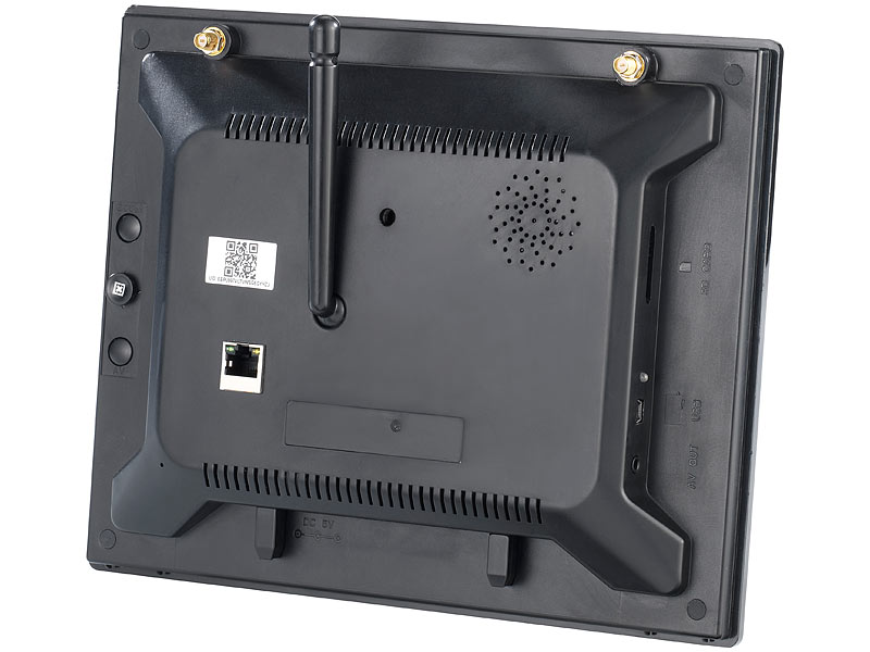 VisorTech Digitales Überwachungssystem DSC-720.mc, 4 LED-HD-Kameras; Funk Überwachungssysteme 