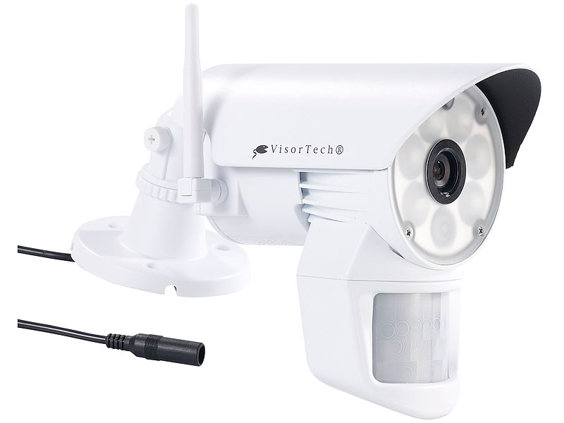 VisorTech Überwachungskamera DSC-720.led mit LED-Licht und PIR-Sensor; Funk Überwachungssysteme Funk Überwachungssysteme Funk Überwachungssysteme Funk Überwachungssysteme 