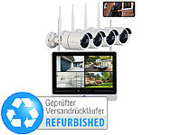 VisorTech Funk-Überwachungssystem mit Display, HDD-Rekorder, Versandrückläufer; Netzwerk-Überwachungssysteme mit HDD-Recorder & IP-Kameras Netzwerk-Überwachungssysteme mit HDD-Recorder & IP-Kameras 