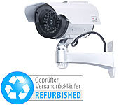 VisorTech Überwachungskamera-Attrappe mit Signal-LED, Versandrückläufer; GSM-Funk-Alarmanlagen GSM-Funk-Alarmanlagen 